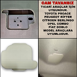 Ticari Araç Tavan Döşeme Kapakları (CAM TAVANSIZ) Krem