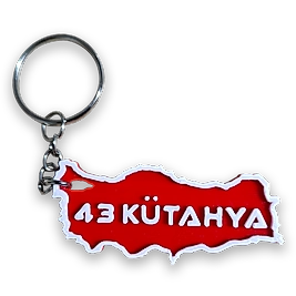 Şehir İsmi Plaka Anahtarlık