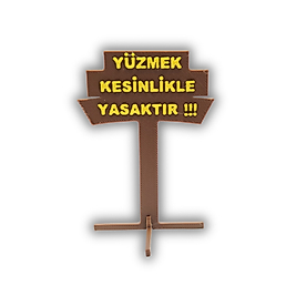 Yüzmek Kesinlikle Yasaktır Akvaryum Tabelası