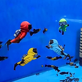 Akvaryum Dalgıç Dekoru