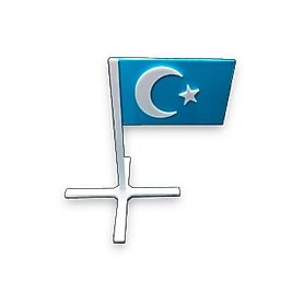 Akvaryum İçi Doğu Türkistan Bayrağı