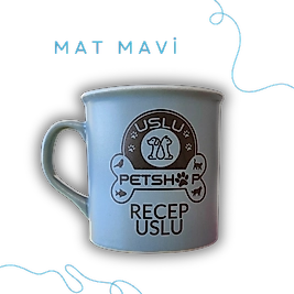 Mat Mavi Bardak